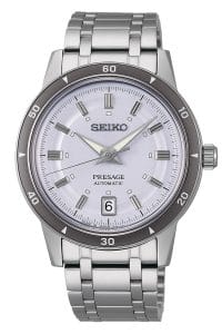 Seiko SRPL73J1 Presage Style 60's Herren-Uhr Automatik Hellblau