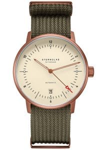 Sternglas S02-NA42-FI05 Herrenuhr Naos Automatik Alabaster Bronze/Gr&uuml;n