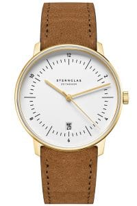 Sternglas S01-NAE02-WL02 Herrenuhr Naos Edition Heritage Braun/Goldfarben