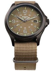 Traser H3 108631 P67 Officer GunMetal Khaki Herrenuhr 42mm 10ATM