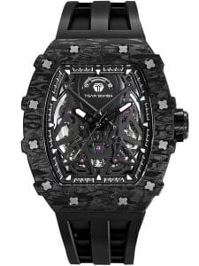 Tsar Bomba TB8207CF-01 Herrenuhr Elementar Carbonfaser Automatik 44mm 5ATM