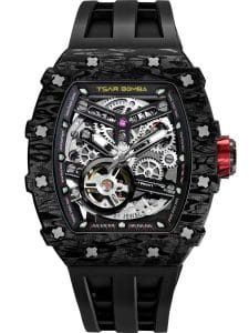 Tsar Bomba TB8208CF-08 Herrenuhr Elementar Carbonfaser Automatik 44mm 5ATM
