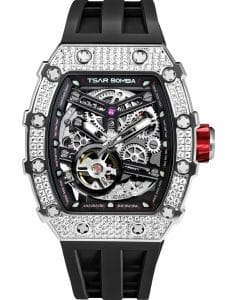 Tsar Bomba TB8208D-06 Herrenuhr Elementar Zirkonia Automatik 44mm 5ATM