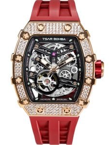 Tsar Bomba TB8208D-07 Herrenuhr Elementar Zirkonia Automatik 44mm 5ATM