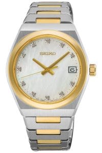 Seiko SUR604P1 Damenuhr Klassik Quarz Zweifarbig