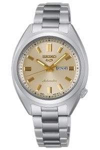 Seiko SRE023K1 5 Sports Damenuhr Automatik Stahl/Champagner